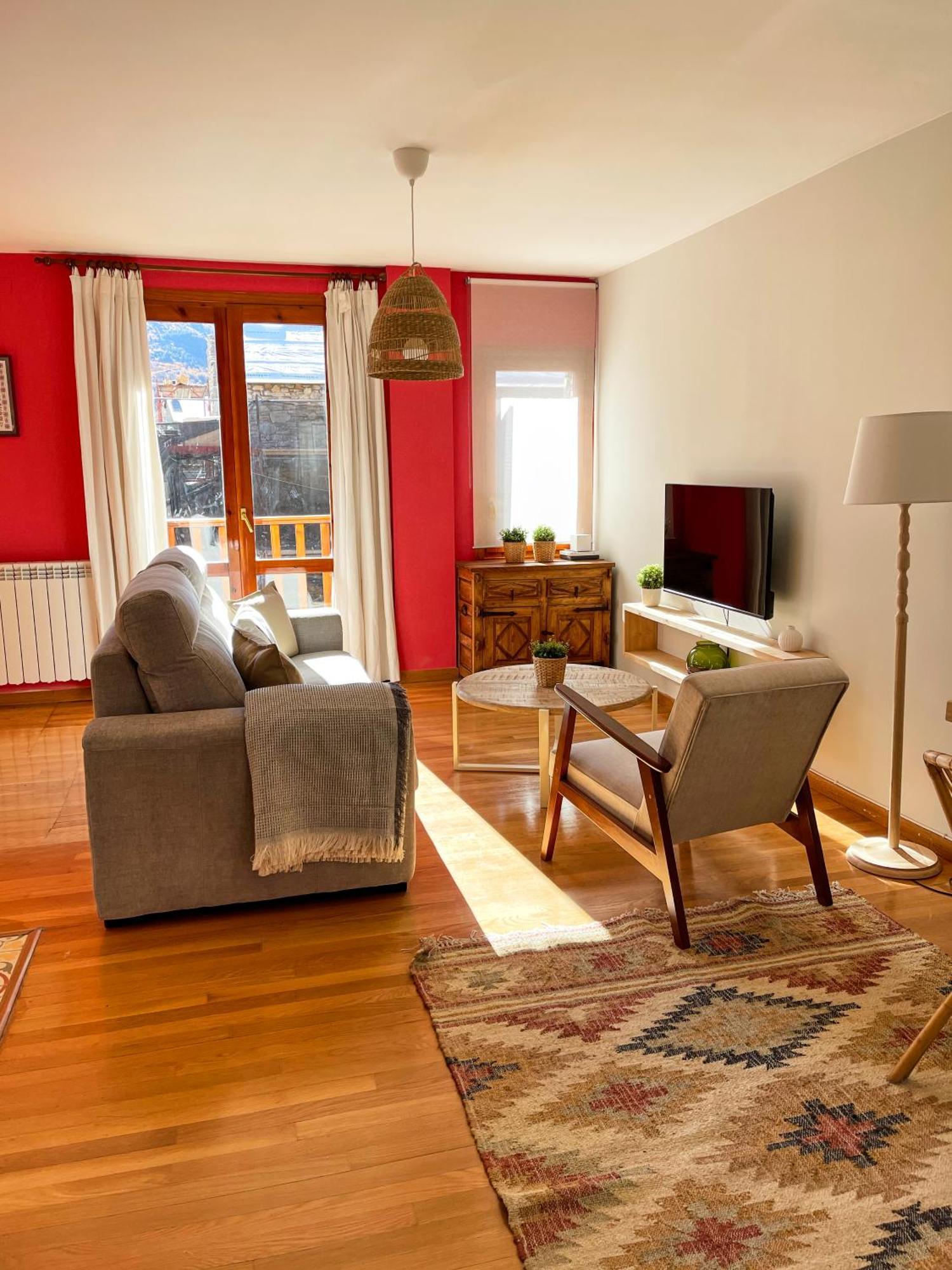 Apartamento Familiar En El Centro De Benasque Con Terraza Buitenkant foto